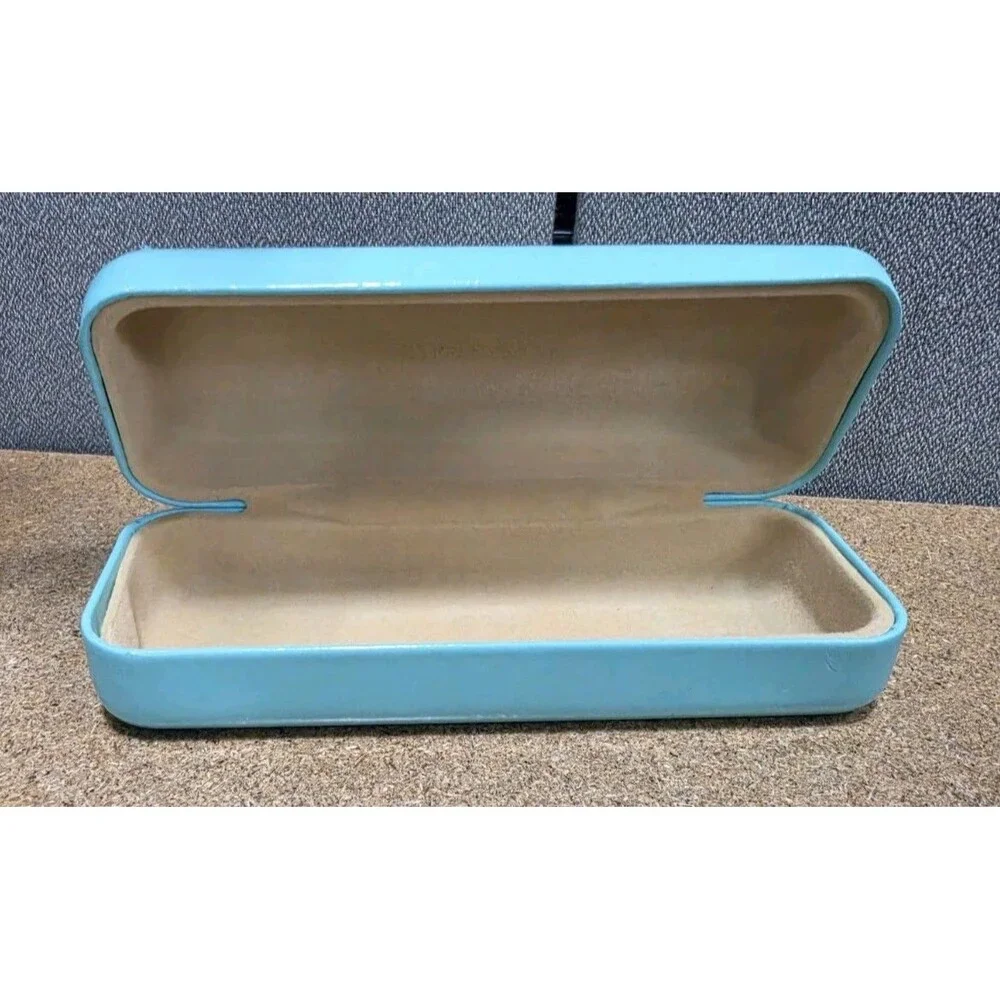 Tiffany & Co Robin's Egg Blue Sunglasses Glasses Clam Shell Hard Case